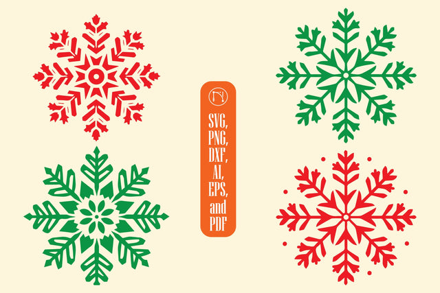 Cricut Christmas Snowflakes SVG Bundle SVG MD JOYNAL ABDIN 
