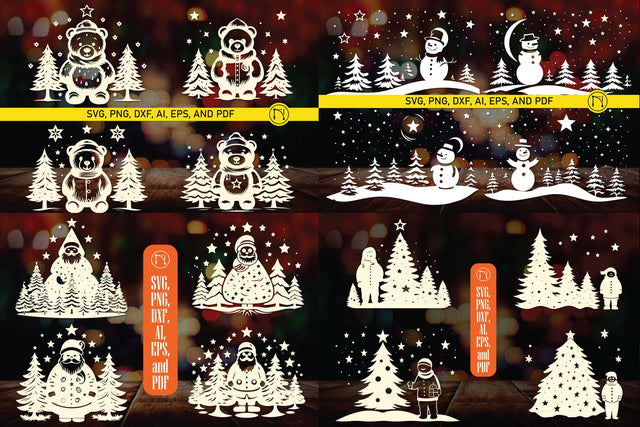 Cricut Christmas Snowman SVG Bundle SVG MD JOYNAL ABDIN 