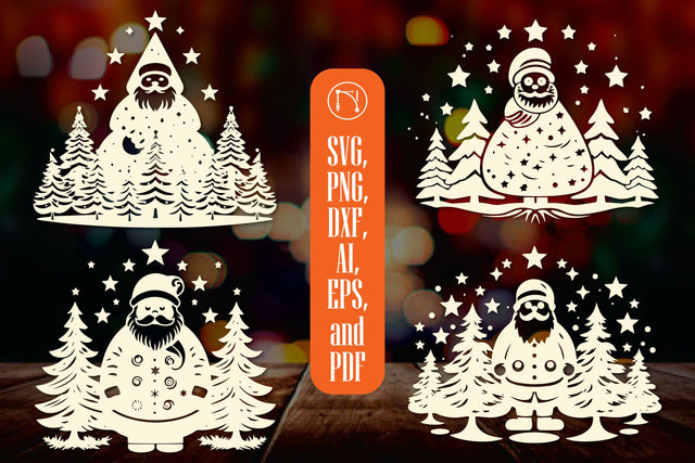 Cricut Christmas Snowman SVG Bundle SVG MD JOYNAL ABDIN 