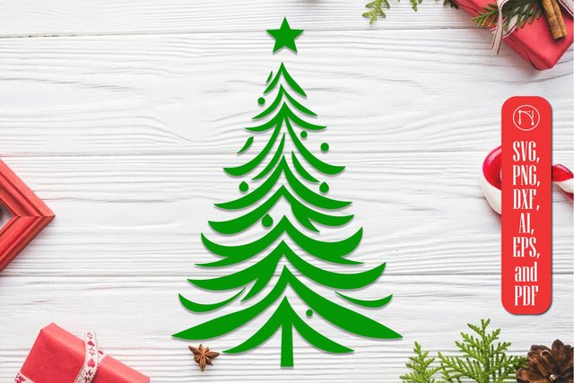 Cricut Christmas Tree SVG Cut File SVG MD JOYNAL ABDIN 
