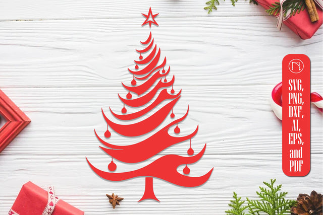 Cricut Christmas Tree SVG Cut File SVG MD JOYNAL ABDIN 