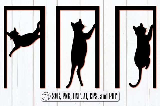 Cricut Door Frames with Cat SVG SVG MD JOYNAL ABDIN 
