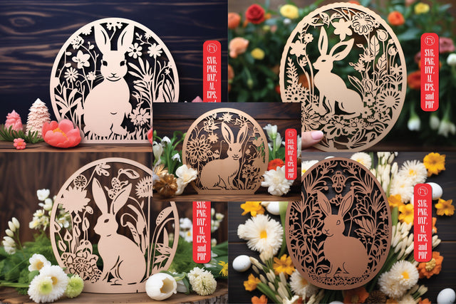 Cricut Easter laser cut SVG file Bundle SVG MD JOYNAL ABDIN 