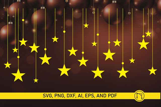 Cricut Hanging Holiday Star SVG Bundle SVG MD JOYNAL ABDIN 