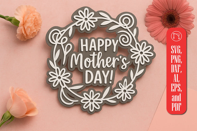 Cricut Happy Mother Day SVG Cut File SVG MD JOYNAL ABDIN 