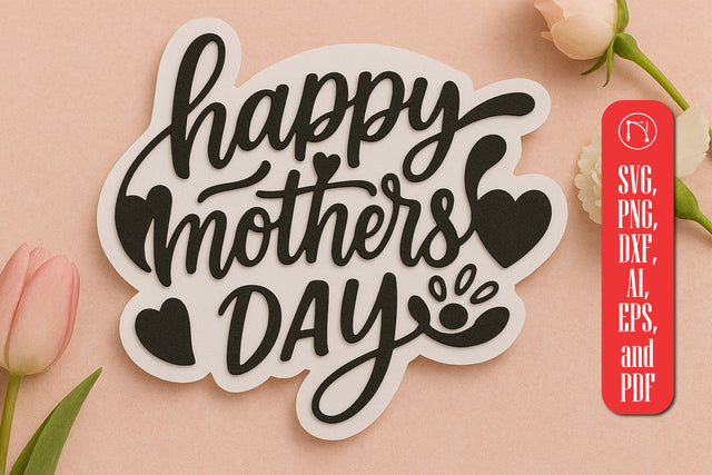 Cricut Happy Mother Day SVG Cut File SVG MD JOYNAL ABDIN 