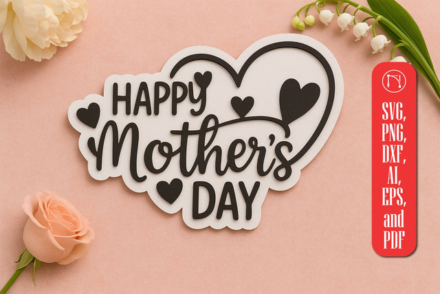 Cricut Happy Mother Day SVG Cut File SVG MD JOYNAL ABDIN 
