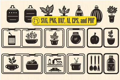 Cricut Kitchen Decor SVG Bundle SVG MD JOYNAL ABDIN 