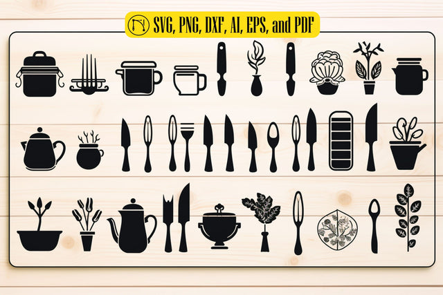 Cricut Kitchen Decor SVG Bundle SVG MD JOYNAL ABDIN 
