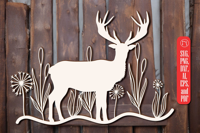 Cricut Laser Cut Deer SVG Decor SVG MD JOYNAL ABDIN 