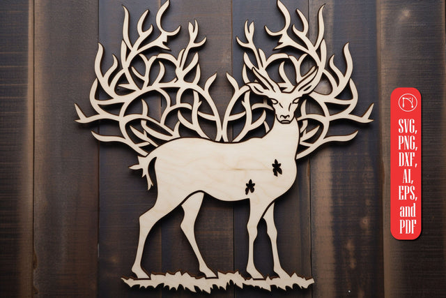 Cricut Laser Cut Deer SVG Decor SVG MD JOYNAL ABDIN 