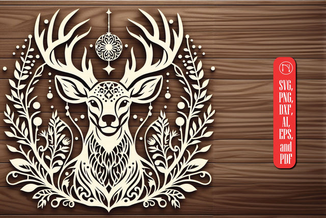 Cricut Laser Cut Panno Deer SVG SVG MD JOYNAL ABDIN 
