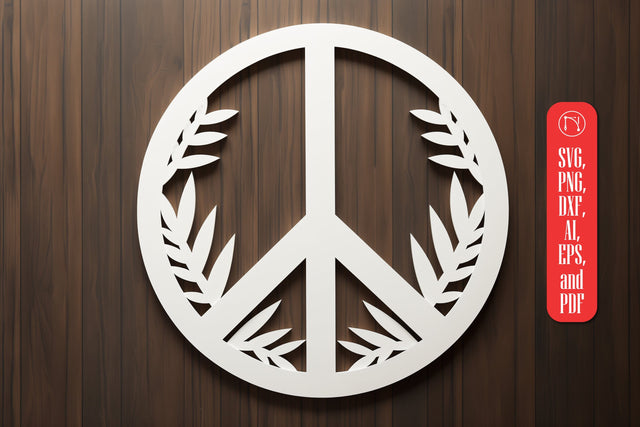 Cricut laser-cut Peace Sign SVG SVG MD JOYNAL ABDIN 
