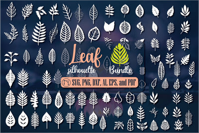Cricut Leaf Silhouette SVG Mega Bundle SVG MD JOYNAL ABDIN 