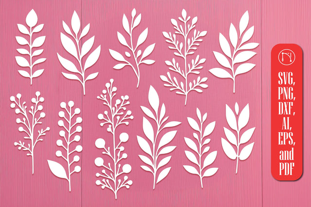 Cricut Natural Shapes Plant SVG Cut File SVG MD JOYNAL ABDIN 