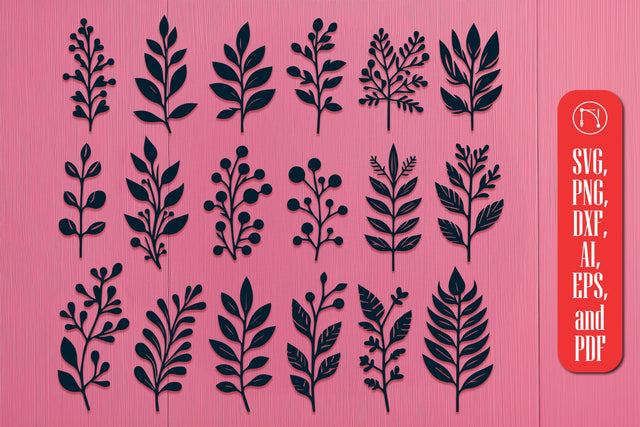 Cricut Natural Shapes Plant SVG Cut File SVG MD JOYNAL ABDIN 