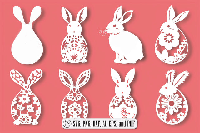 Cricut Paper Cut Easter SVG Bundle SVG MD JOYNAL ABDIN 