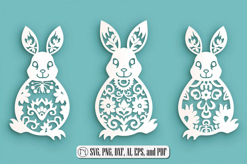 Cricut Paper Cut Easter SVG Bundle SVG MD JOYNAL ABDIN 