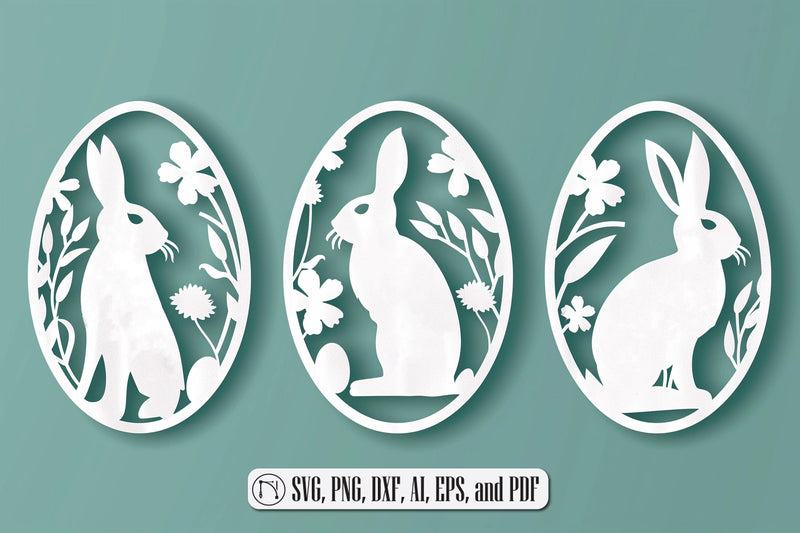 Cricut Paper Cut Easter SVG Bundle SVG MD JOYNAL ABDIN 