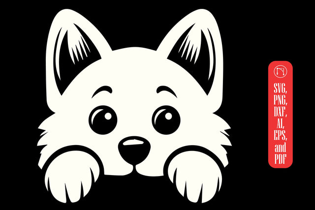 Cricut Peeking Dog SVG Bundle SVG MD JOYNAL ABDIN 