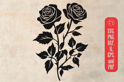Cricut Rose Bouquet SVG Cut File 2 SVG MD JOYNAL ABDIN 