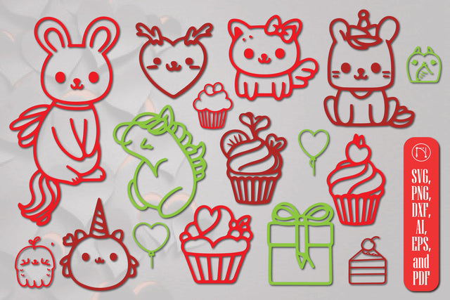 Cricut Valentine Animal SVG Bundle SVG MD JOYNAL ABDIN 