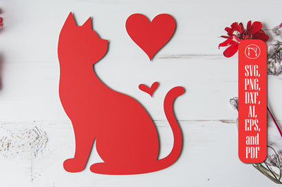 Cricut Valentine Cat SVG cut file SVG MD JOYNAL ABDIN 