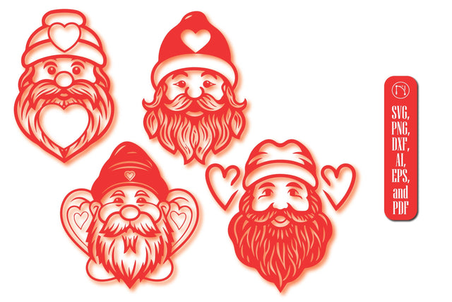 Cricut Valentine Gnome SVG Bundle SVG MD JOYNAL ABDIN 