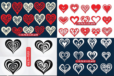 Cricut Valentine Heart SVG Bundle SVG MD JOYNAL ABDIN 