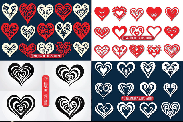 Cricut Valentine Heart SVG Bundle SVG MD JOYNAL ABDIN 