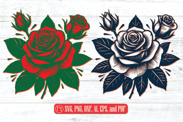 Cricut Valentine Rose SVG Bundle SVG MD JOYNAL ABDIN 