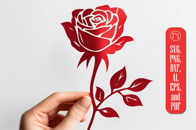 Cricut Valentine Rose SVG cut file SVG MD JOYNAL ABDIN 
