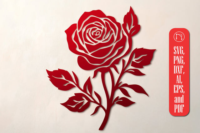 Cricut Valentine Rose SVG cut file SVG MD JOYNAL ABDIN 