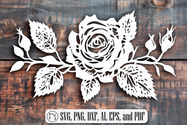 Cricut Valentine Rose SVG cut file SVG MD JOYNAL ABDIN 