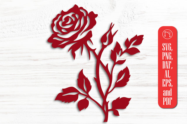 Cricut Valentine Rose SVG cut file SVG MD JOYNAL ABDIN 