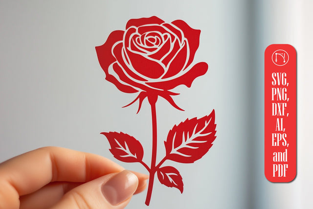 Cricut Valentine Rose SVG cut file SVG MD JOYNAL ABDIN 