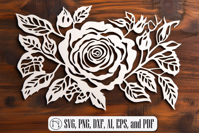 Cricut Valentine Rose SVG cut file SVG MD JOYNAL ABDIN 