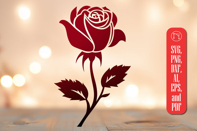 Cricut Valentine Rose SVG cut file SVG MD JOYNAL ABDIN 