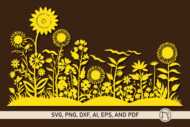 Cricut Wildflower Element SVG Bundle SVG MD JOYNAL ABDIN 