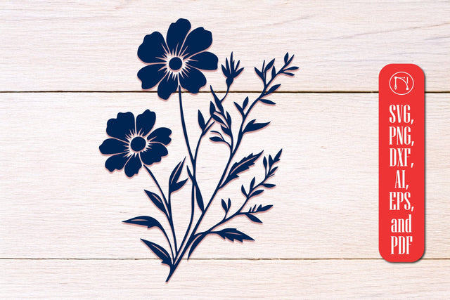 Cricut Wildflower SVG cut file SVG MD JOYNAL ABDIN 