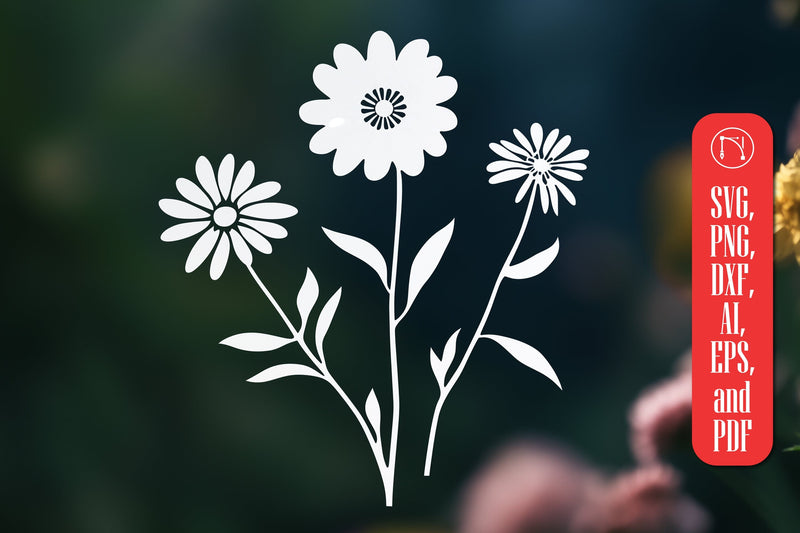 Cricut Wildflower SVG cut file SVG MD JOYNAL ABDIN 