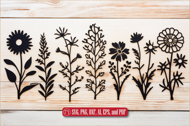 Cricut Wildflowers SVG bundle SVG MD JOYNAL ABDIN 