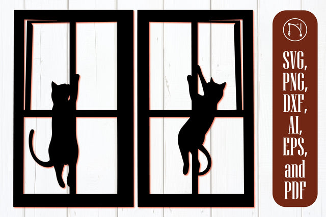 Cricut Window with Cat SVG SVG MD JOYNAL ABDIN 