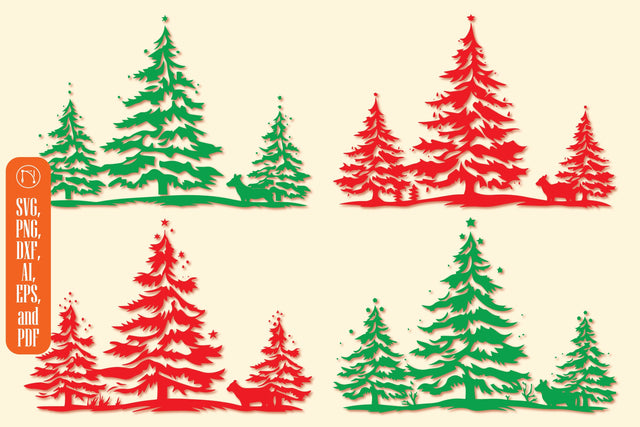 Cricutcut Christmas Tree SVG Bundle SVG MD JOYNAL ABDIN 