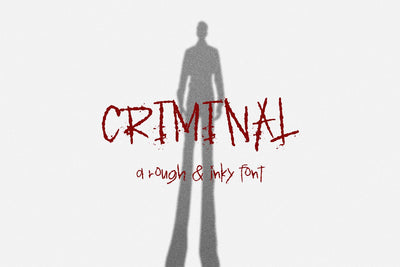 Criminal Display Font Font Beck McCormick 