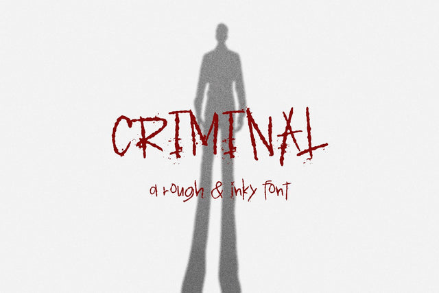 Criminal Display Font Font Beck McCormick 
