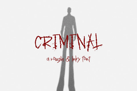 Criminal Display Font Font Beck McCormick 