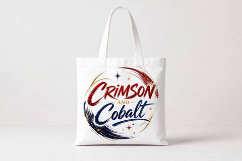 Crimson And Cobalt PNG | School Colors Sublimation Design SVG BillahCrafts 