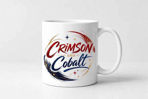 Crimson And Cobalt PNG | School Colors Sublimation Design SVG BillahCrafts 