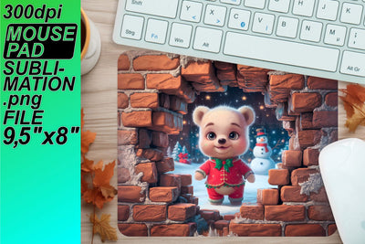 Crisp and clear designs for mouse mats, ready for use! , Xmas Sublimation HoodArtCraft 
